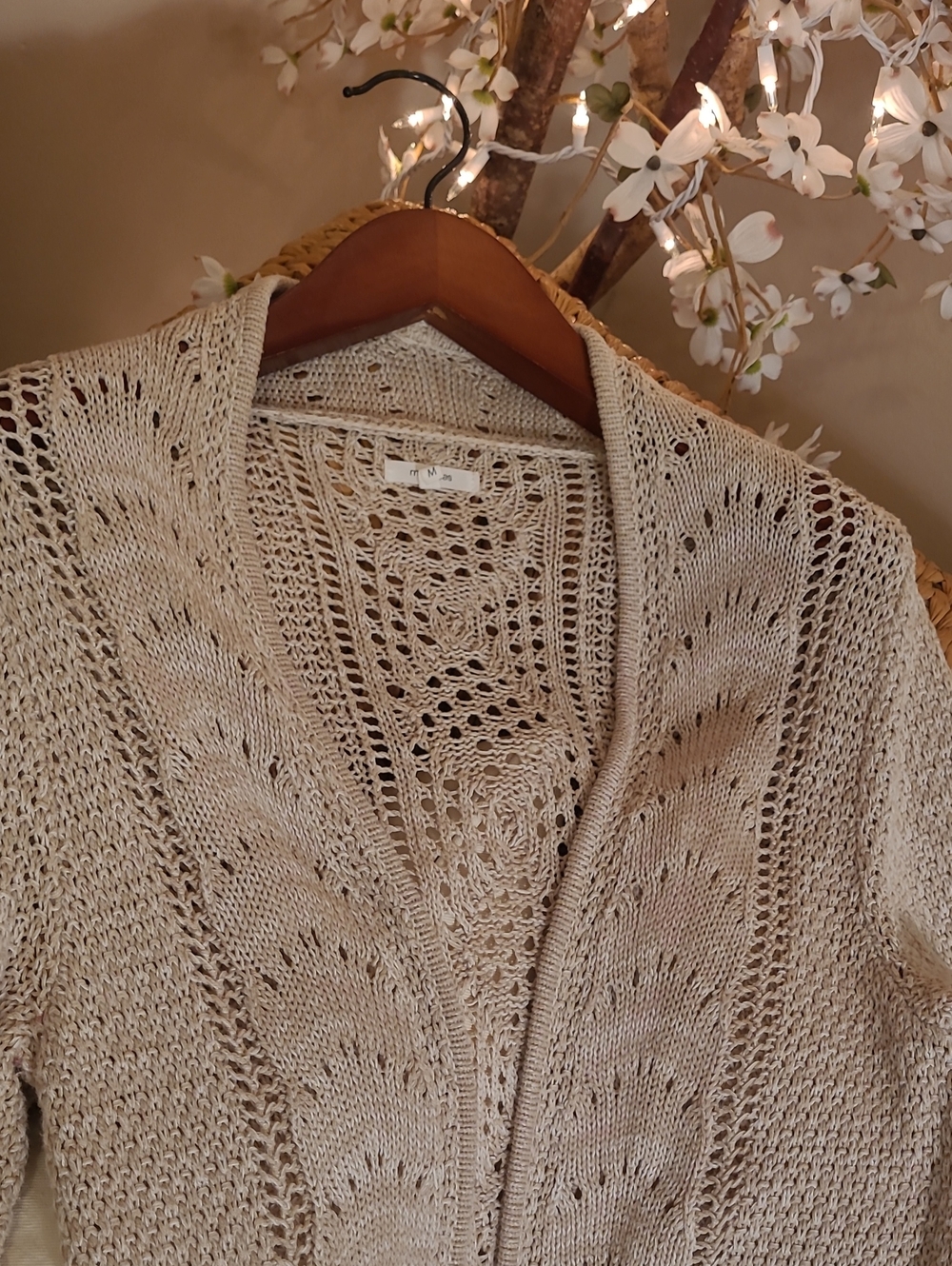 Long Crochet Duster Cardigan - Picture 7 of 8